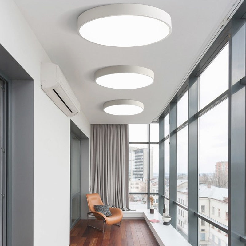 LED Ceiling Nordic Style Colorful Ultra Thin