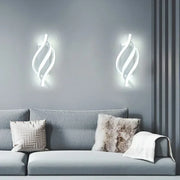 Curved Design Spiral Wall Lamp