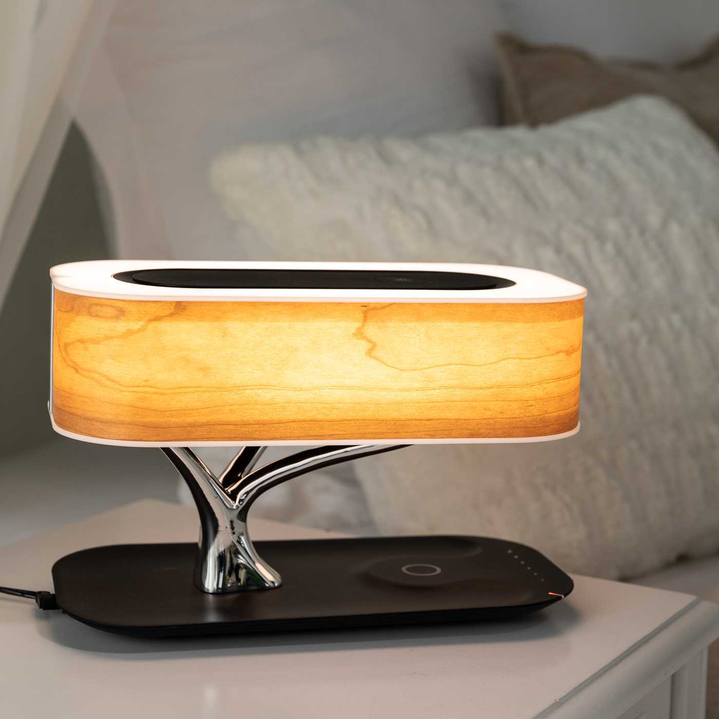 Modern Tree Wireless Charger & Speaker Table Lamp