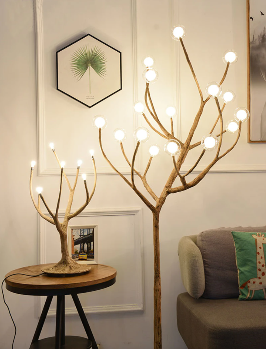 Nordic Rustic Tree Branch Floor Lamp