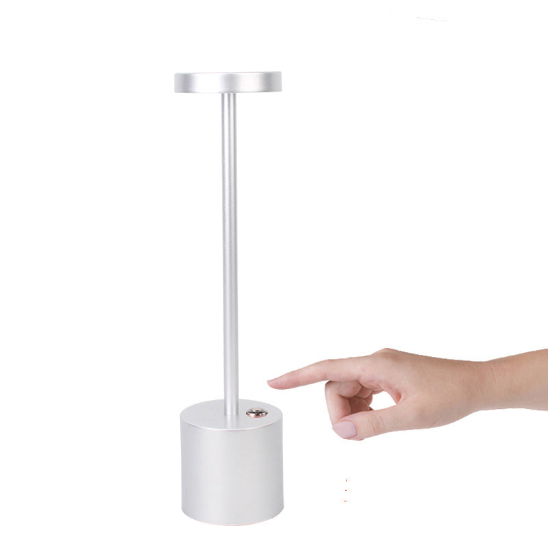 Sleek Metal Aluminum Table Lamp