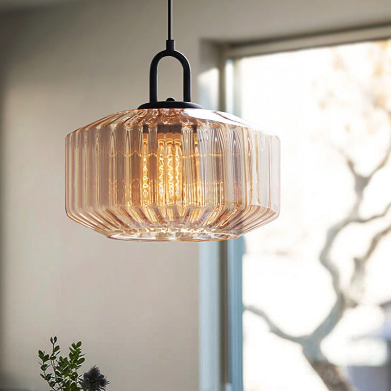 Enchanting Japanese Glass Pendant Light