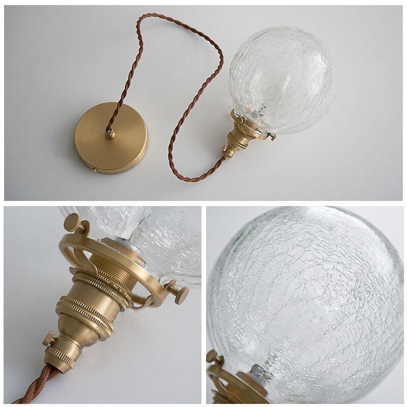 Sparkle Globe Glass Pendant Light