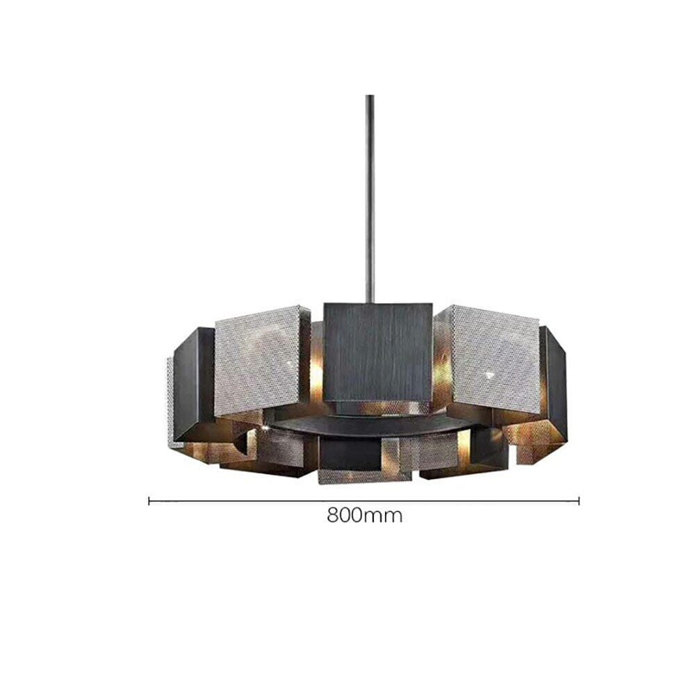 Postmodern Industrial Metal Ceiling Chandeliers Lamp