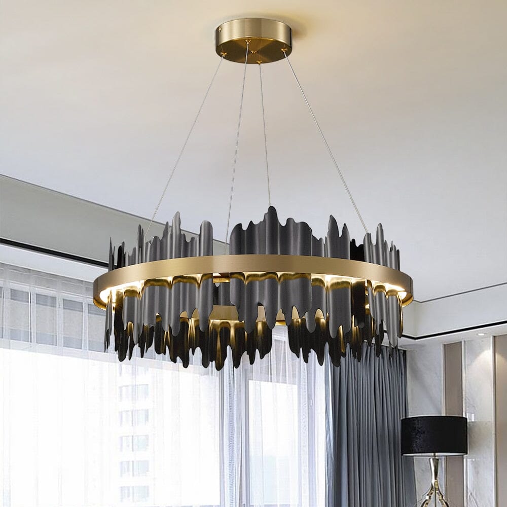 Luxury Metal Round Circle Design Chandelier