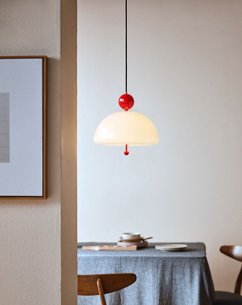 Nostalgic Retro Glass Pendant Light