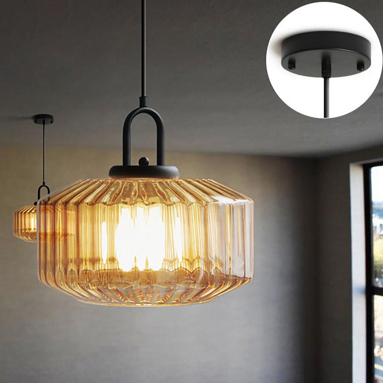 Enchanting Japanese Glass Pendant Light