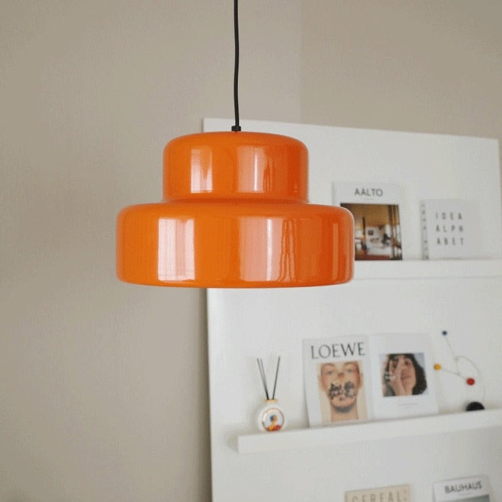 Nordic Vintage Orange Ceiling Pendant Light