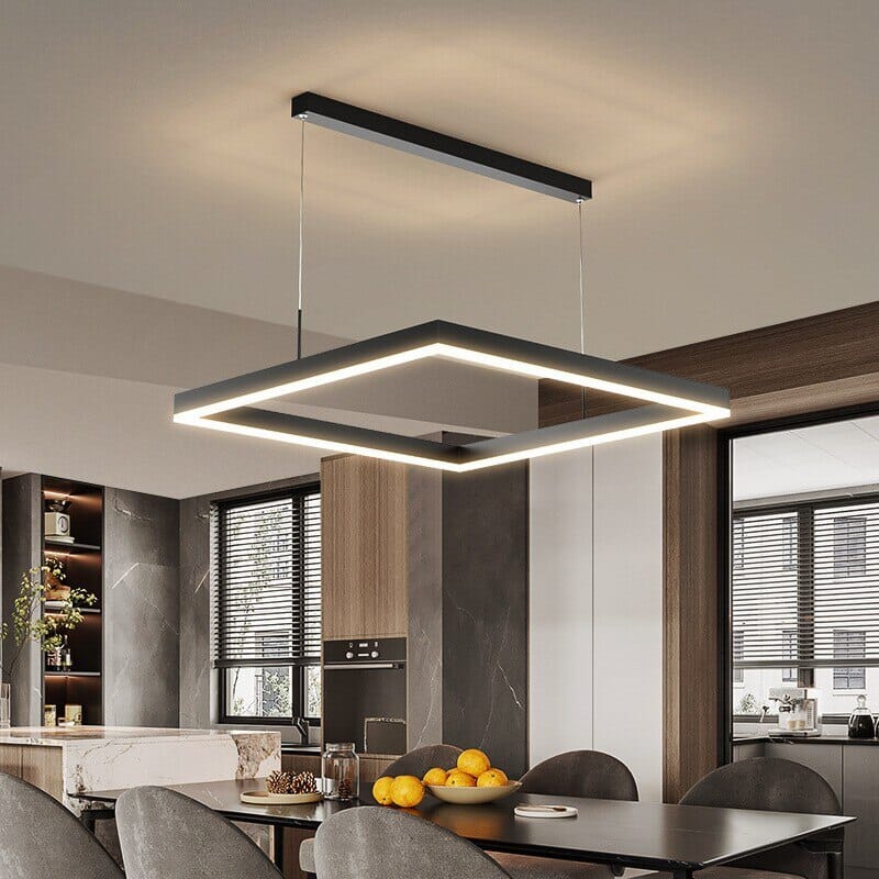 Modern LED Square Chandelier Lights