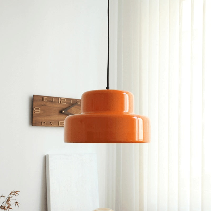 Nordic Vintage Orange Ceiling Pendant Light