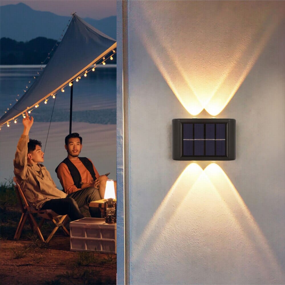 Solar Outdoor Waterproof Up/Down Luminous Wall Lamps