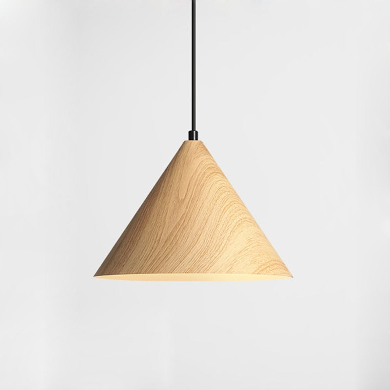 Sleek Pyramid-Shaped Pendant Light