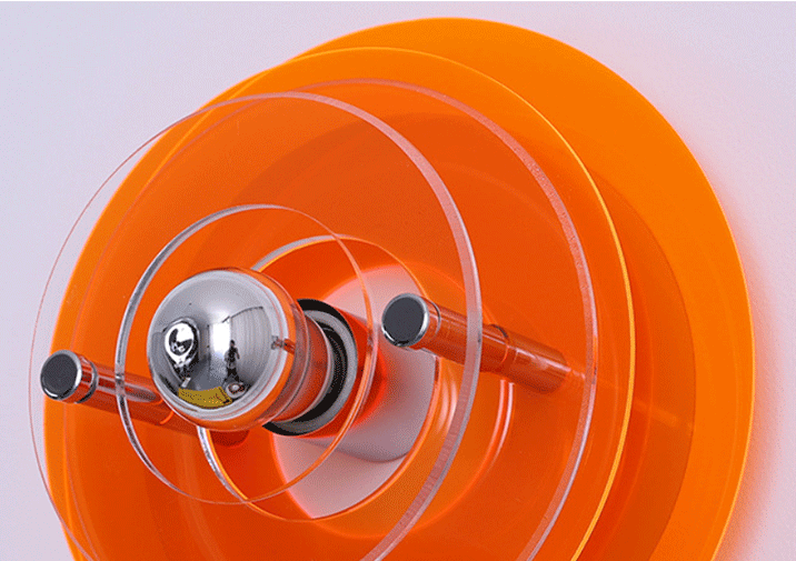 Colorful Layered Acrylic Glass Wall Light