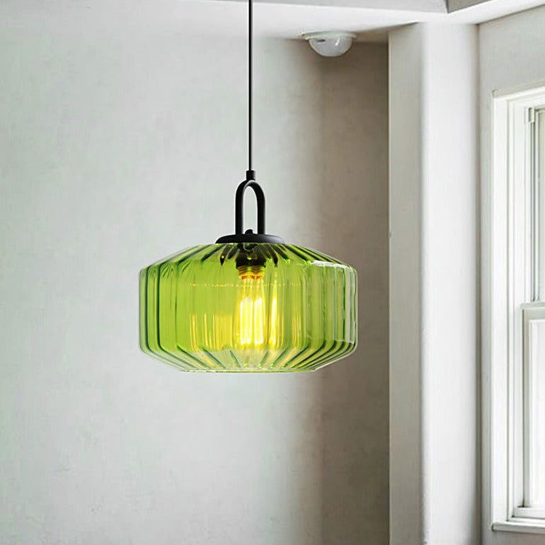 Enchanting Japanese Glass Pendant Light