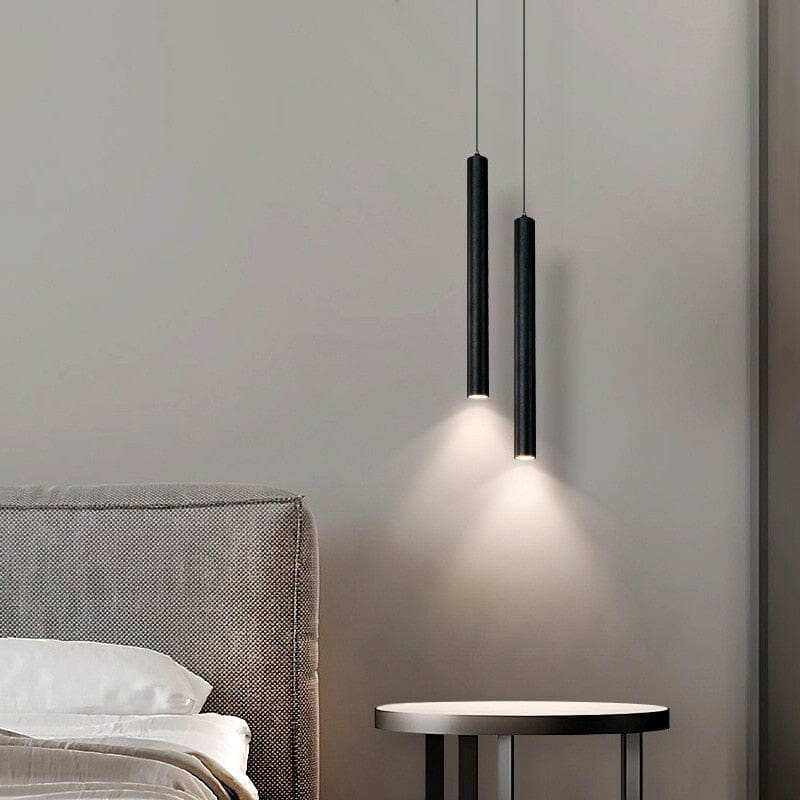 Modern Simple Long LED Tube Pendant Lamp