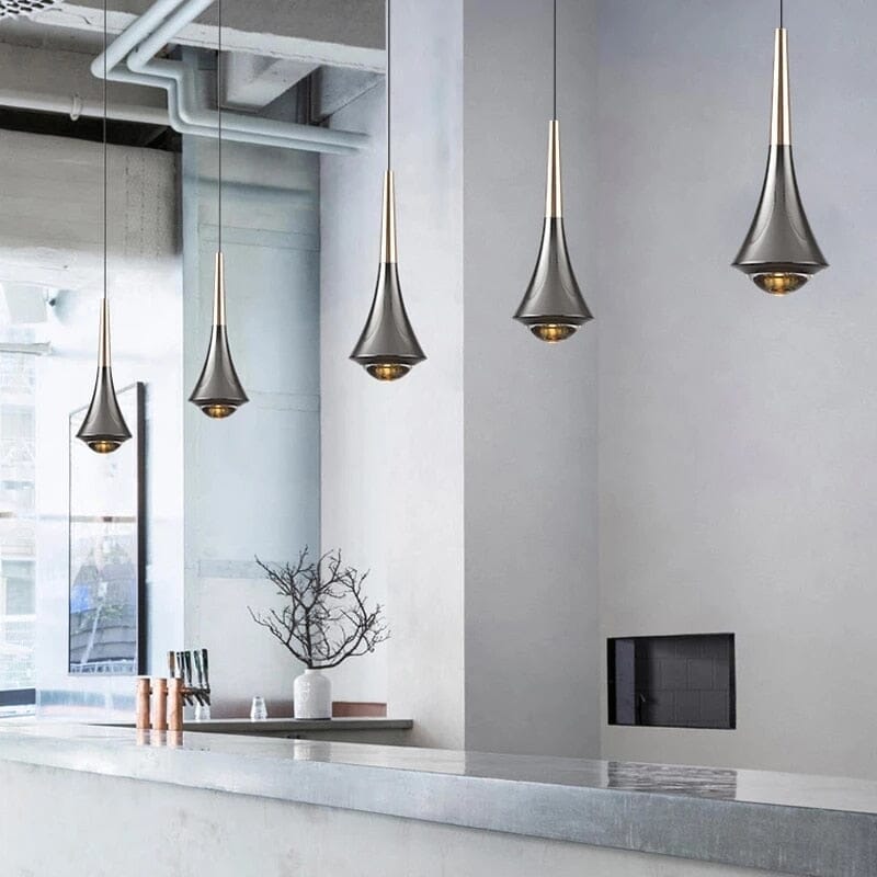 Creative Aluminum Water Drop Pendant Lamp