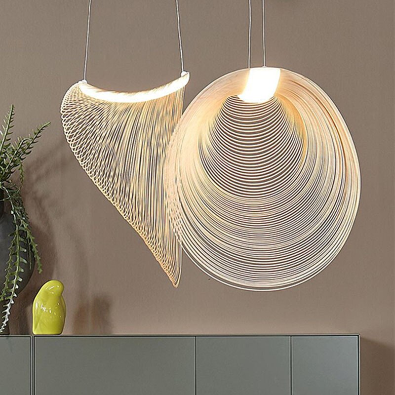 Spirals Creative Wood Pendant Lights