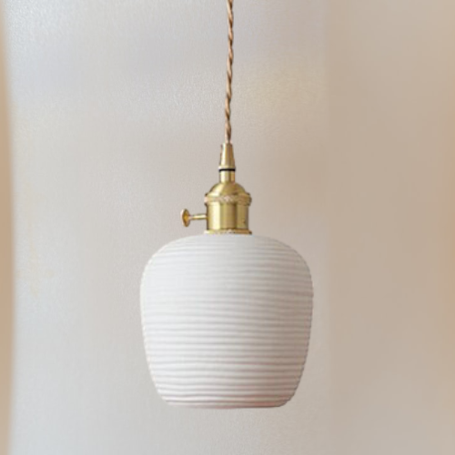 Handcrafted Ceramic Lampshade Pendant Light