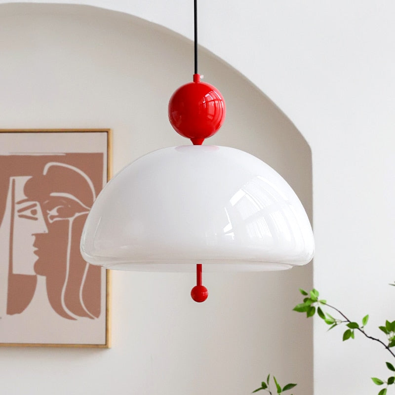 Nostalgic Retro Glass Pendant Light