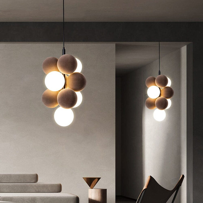 Nordic Fabrics PVC Bubbles Over Pendant Lamps: Contemporary Whimsy