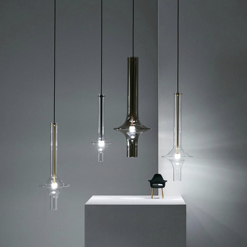 Nordic Luxury Glass Test-tube Pendant Light