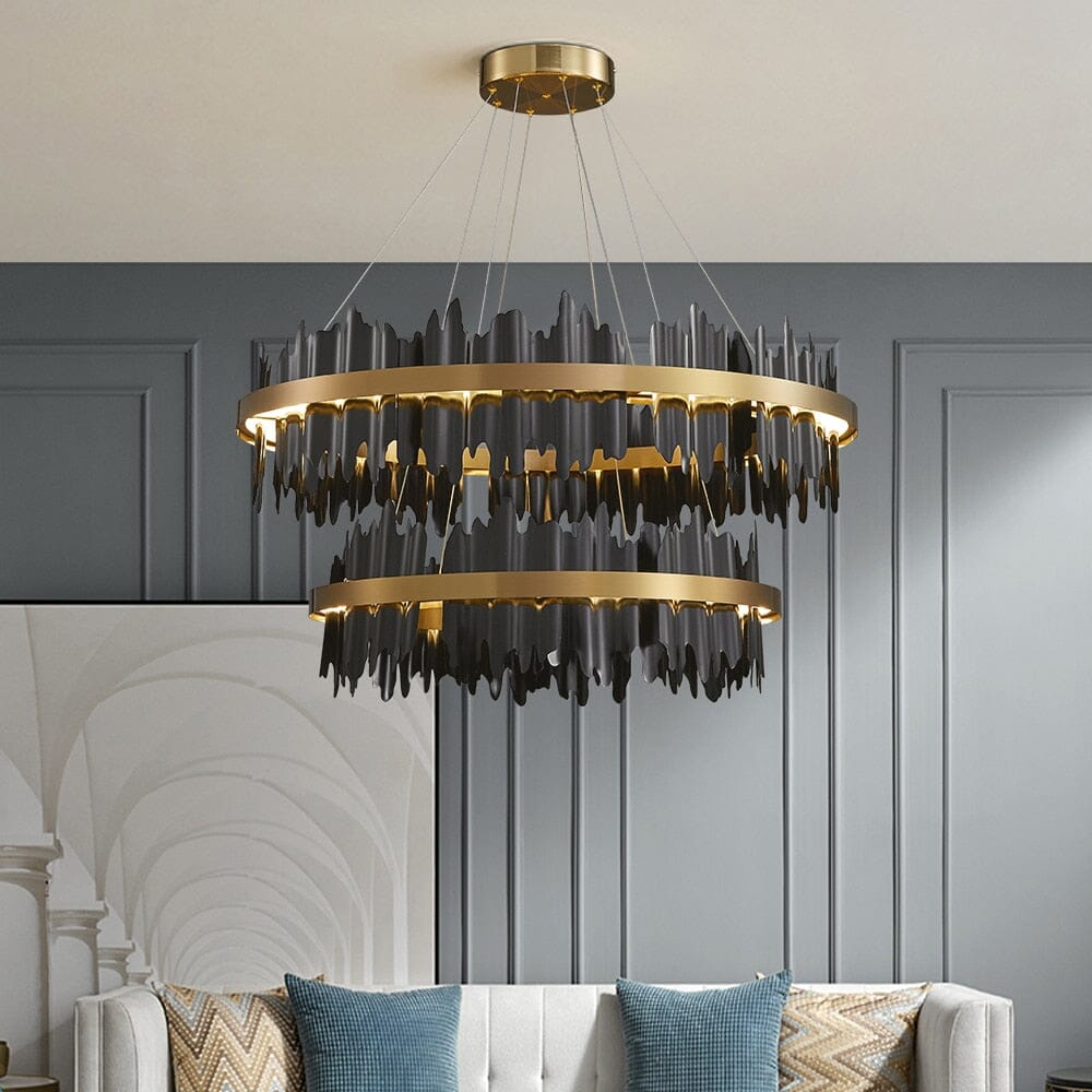 Luxury Metal Round Circle Design Chandelier