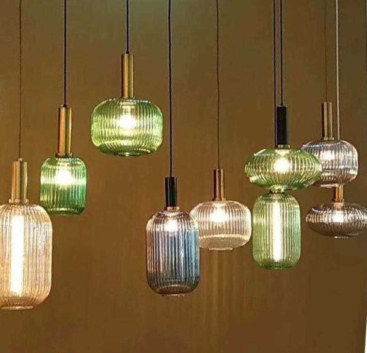 Gleam Textured Glass Pendant Light