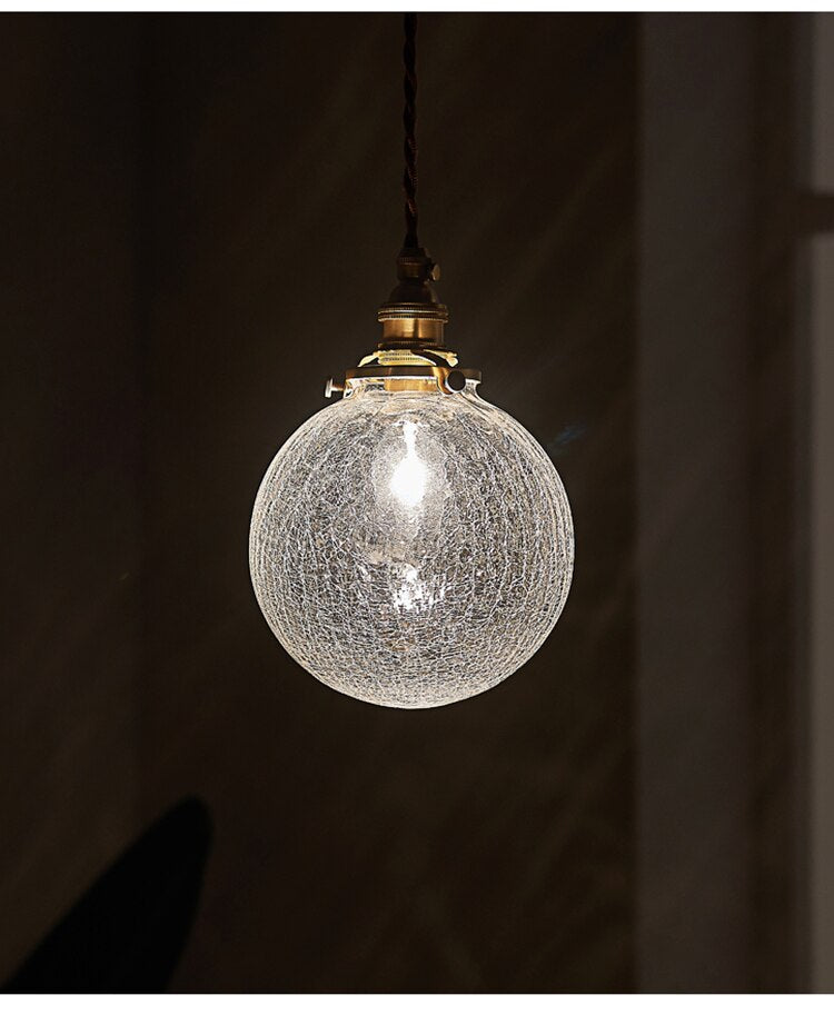 Sparkle Globe Glass Pendant Light