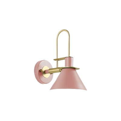 Traditional Industrial Iron Bell Wall Lamps