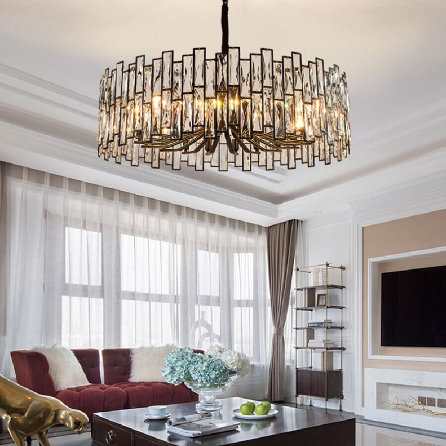 High-End Art Lattice Crystal Luxury Chandelier