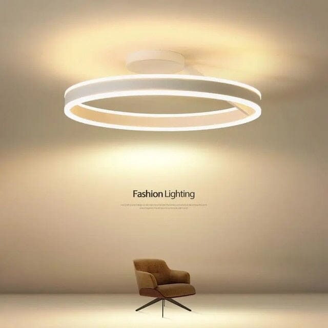 Nordic LED Designer Single Circle Chandelier