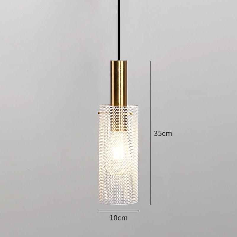 Modern Net Mesh Lampshade Pendant Light