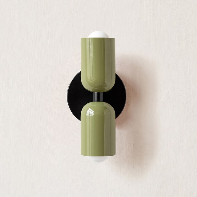 Cream Double Head LED Wall Lamps