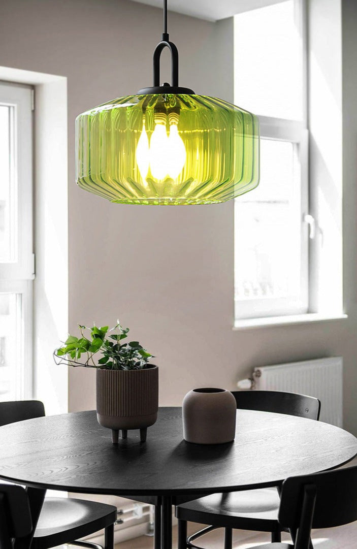 Enchanting Japanese Glass Pendant Light