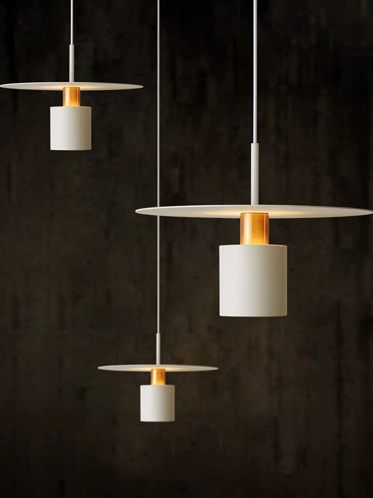 Minimalist Denmark Disk Round Pendant Light