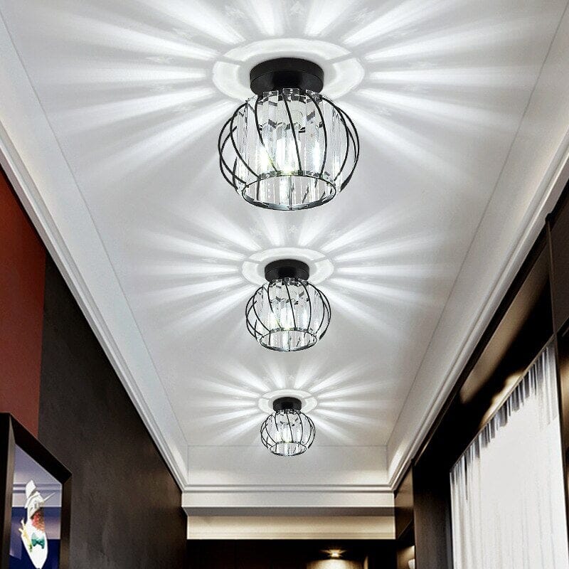 Simple Creative Crystal Aisle Chandelier Lamp