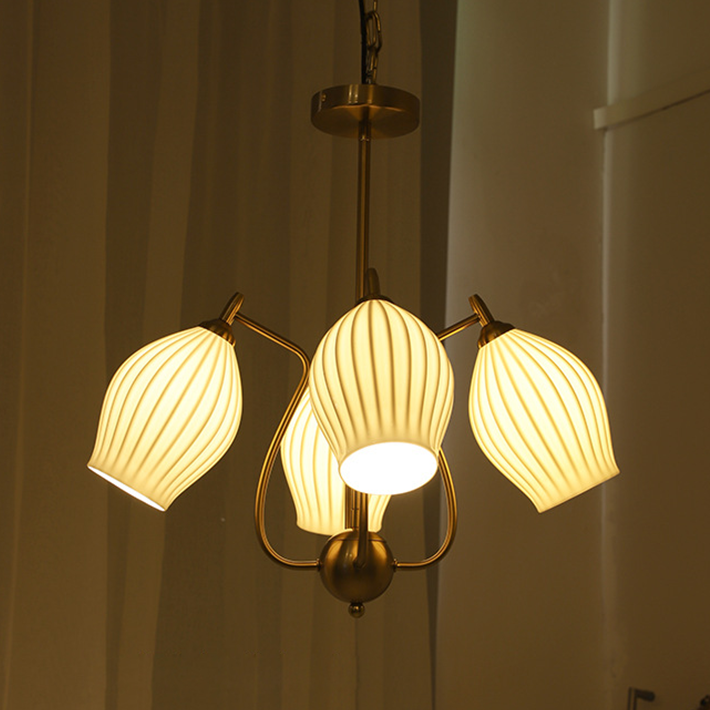 Bud Bone China Chandelier