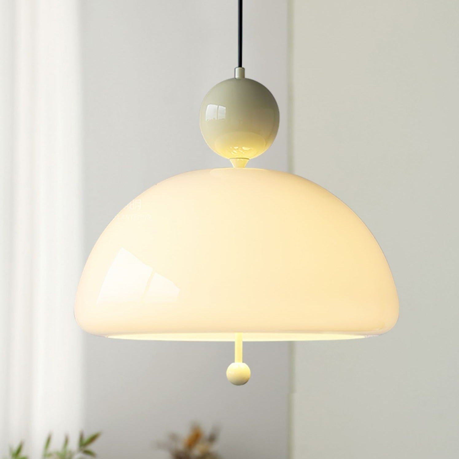 Nostalgic Retro Glass Pendant Light