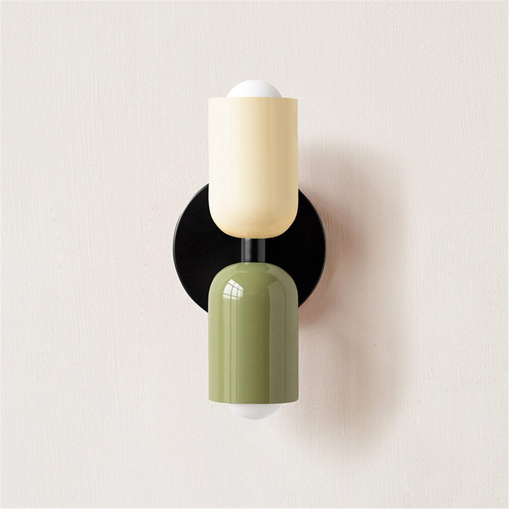 Cream Double Head LED Wall Lamps