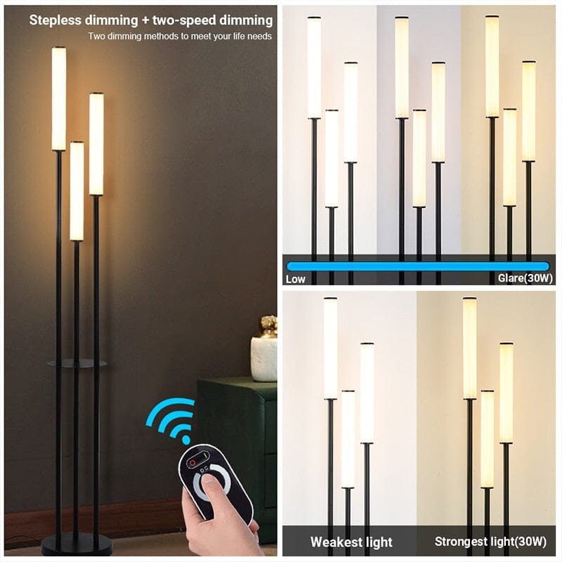 Luxury Shelf Floor Lamp Storage LED Floor Lamp