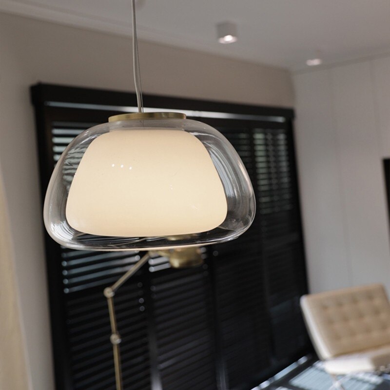 Denmark Design Double Glass Pendant Lamp