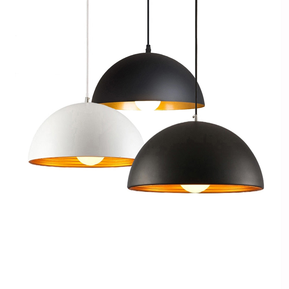 Nordic Vintage Dome Pendant Light