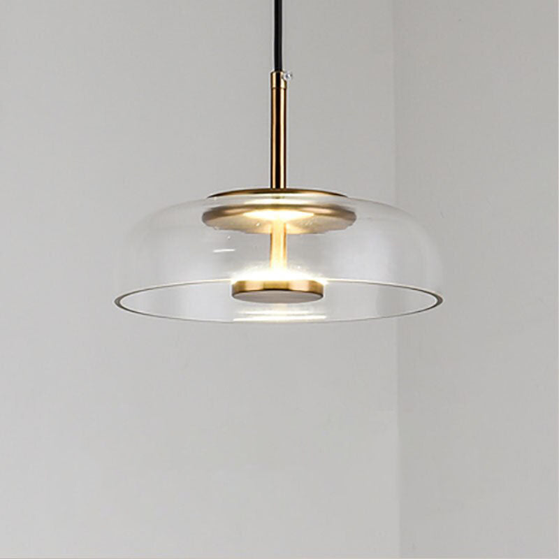 Modern Cupola Glass Cup LED Pendant Light