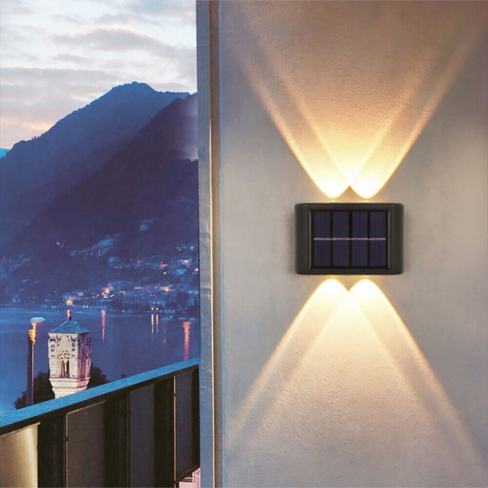 Solar Outdoor Waterproof Up/Down Luminous Wall Lamps