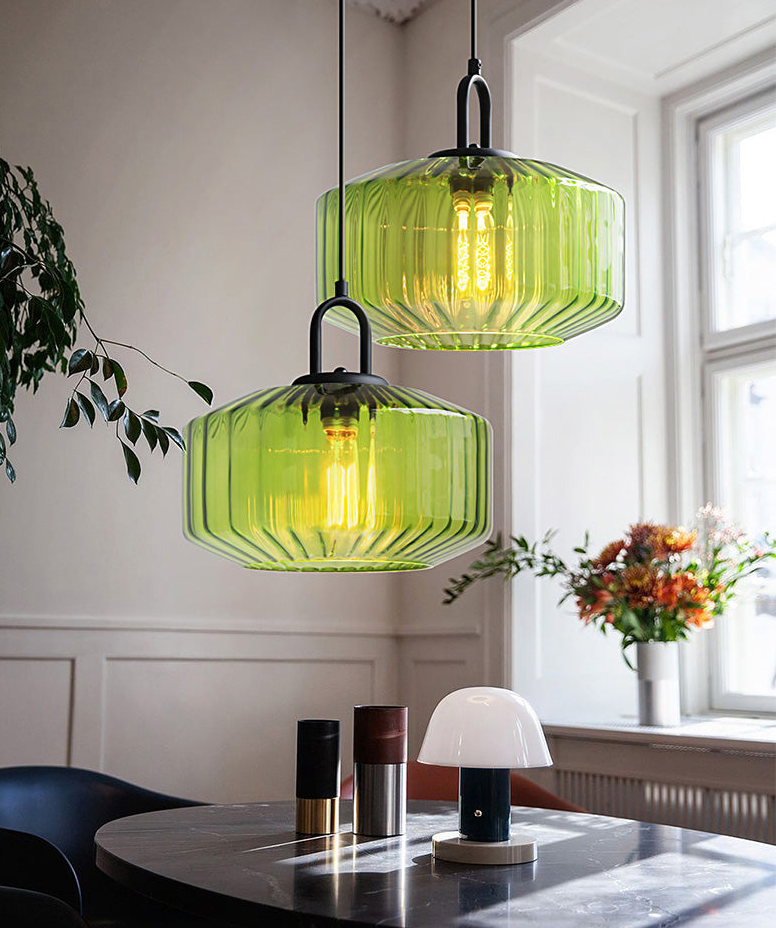 Enchanting Japanese Glass Pendant Light