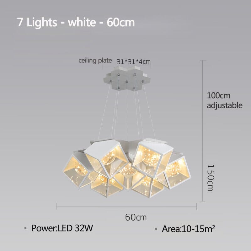 Modern LED Gypsophila Ceiling Chandeliers