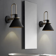 Traditional Industrial Iron Bell Wall Lamps