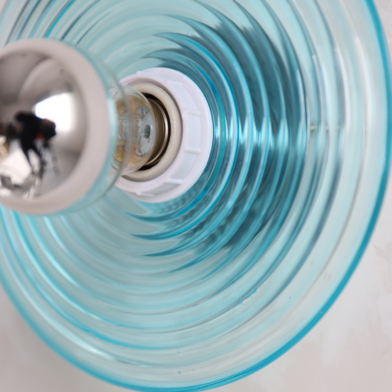 Vibrant Round Glass Wall Lamp