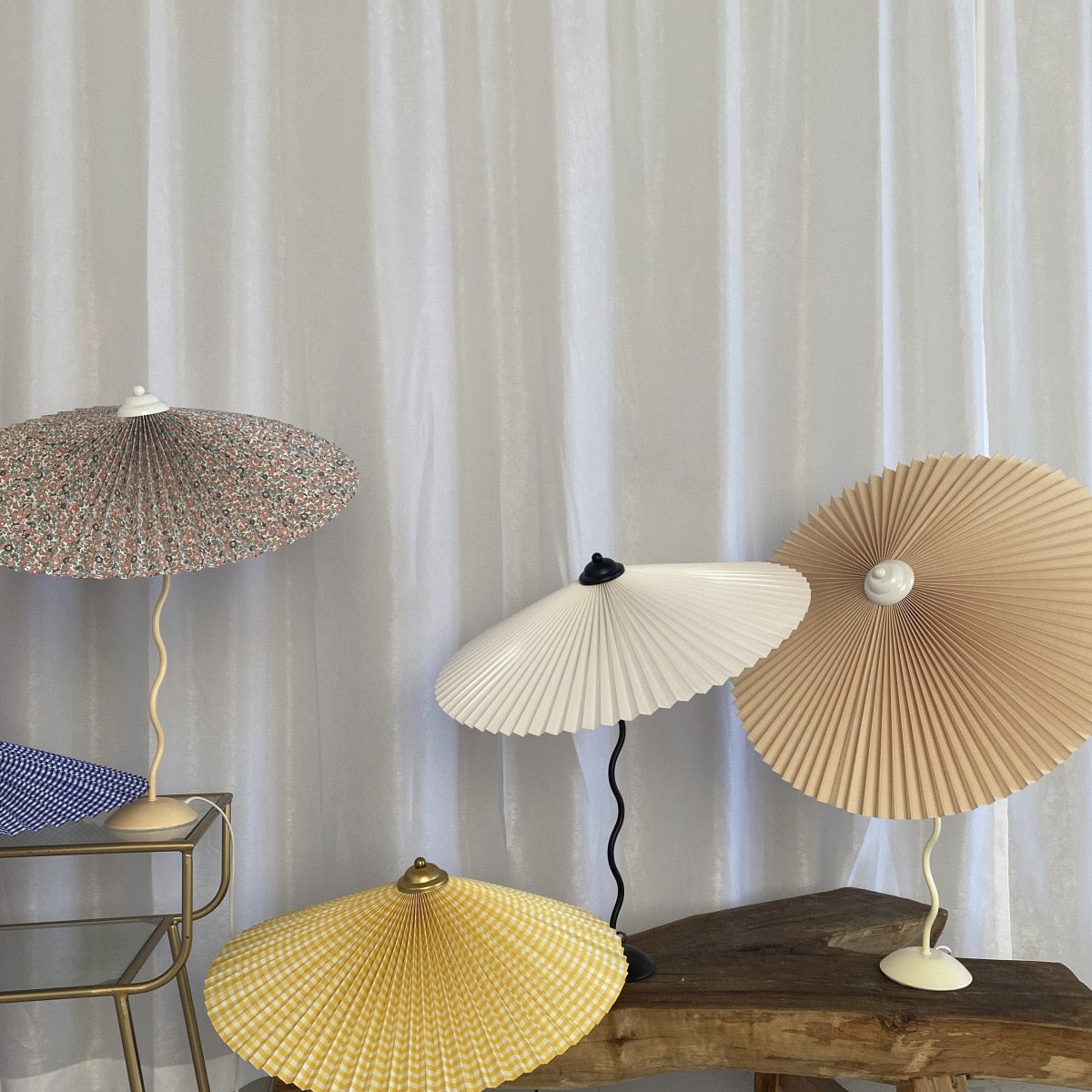 Squiggle Umbrella Table Lamp
