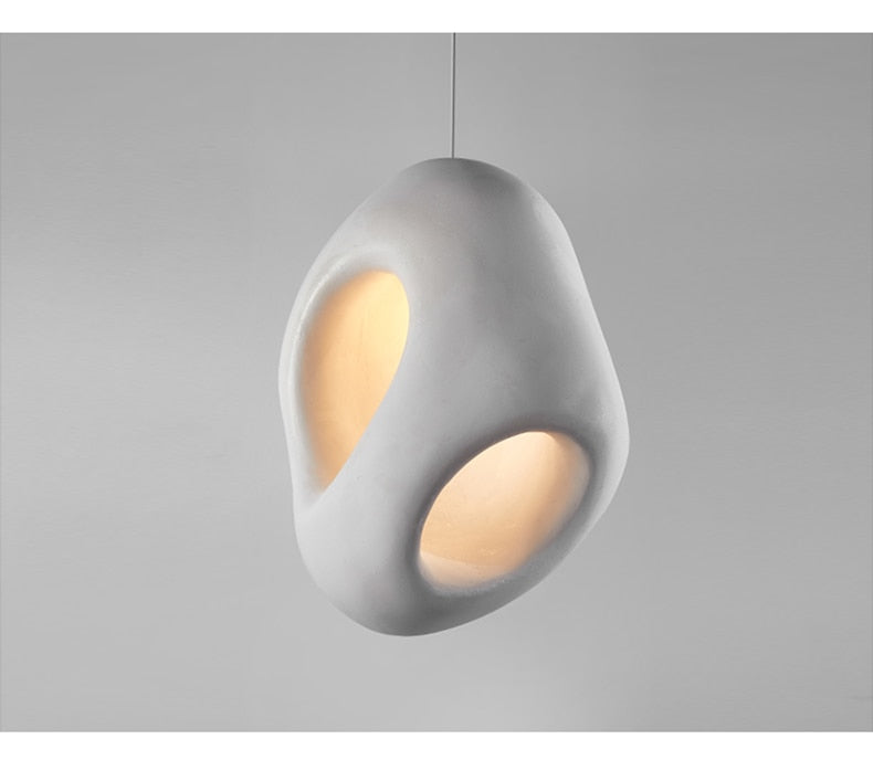 Nature-Inspired Wabi Sabi Nest Pendant Light